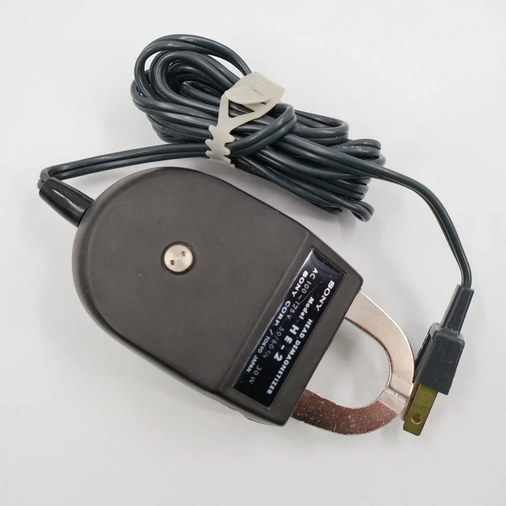 Sony HE-2 Head Demagnetizer Vintage Audio Accessory Black 110V Japan Boxed